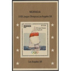 Nicaragua HB 156 1983 XIII Juegos olímpicos Los Ángeles 84 MNH Nicaragua HB 156 1983 XIII Juegos olímpicos Los Ángeles 84 MNH