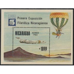 Nicaragua HB 159 1983 Primera Exposición Filatélica Nicaraguense MNH Nicaragua HB 159 1983 Primera Exposición Filatélica Nicaraguense MNH
