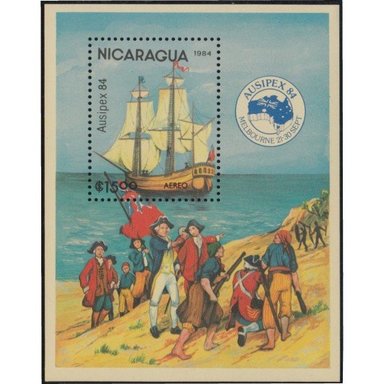 Nicaragua HB 169 1984 Ausipex 84 Exposición Filatélica Internacional MNH Nicaragua HB 169 1984 Ausipex 84 Exposición Filatélica Internacional MNH