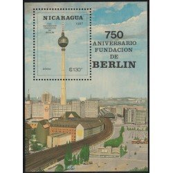 Nicaragua HB 180 1987 750º Aniversario de Berlín MNH