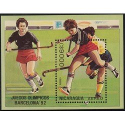 Nicaragua HB 192 1989 Juegos Olímpicos Barcelona 92 MNH Nicaragua HB 192 1989 Juegos Olímpicos Barcelona 92 MNH