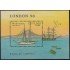 Nicaragua HB 194 1990 London 90 Bahía de Corinto barco boat MNH