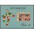 Nicaragua HB 200 1990 Copa mundial de Fútbol Italia 90 Alemania ganadores MNH