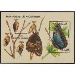 Nicaragua HB 201 1991 Mariposas de Nicaragua Butterflies MNH Nicaragua HB 201 1991 Mariposas de Nicaragua Butterflies MNH