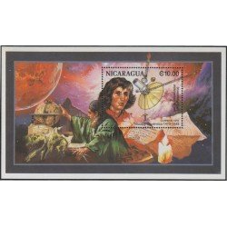 Nicaragua HB 222 1994  450º Aniversario de la muerte de Nicolás Copérnico MNH
