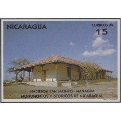 Nicaragua HB 244 1994 Monumentos históricos  Hacienda San Jacinto Managua MNH