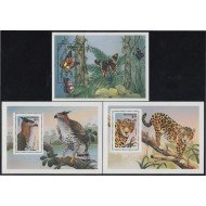 Nicaragua HB 248/50 1995 Fauna Jaguar mariposa butterfly MNH Nicaragua HB 248/50 1995 Fauna Jaguar mariposa butterfly MNH