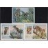Nicaragua HB 248/50 1995 Fauna Jaguar mariposa butterfly MNH