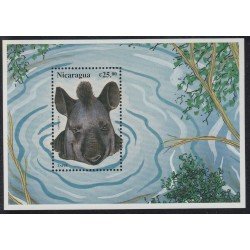 Nicaragua HB 271B 1996 Protección de la Fauna Tapir fauna MNH Nicaragua HB 271B 1996 Protección de la Fauna Tapir fauna MNH