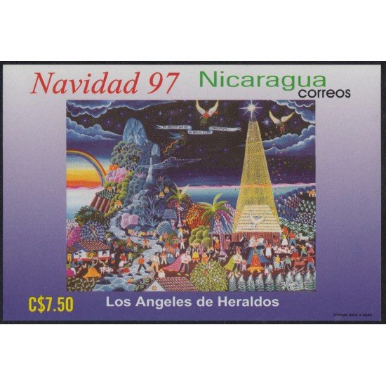 Nicaragua HB 272A 1997 Navidad Chritsmas MNH Nicaragua HB 272A 1997 Navidad Chritsmas MNH