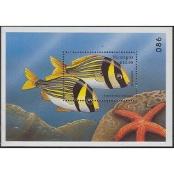 Nicaragua HB 276 1998 Flora y Fauna del Trópico Peces Fishes MNH Nicaragua HB 276 1998 Flora y Fauna del Trópico Peces Fishes MNH