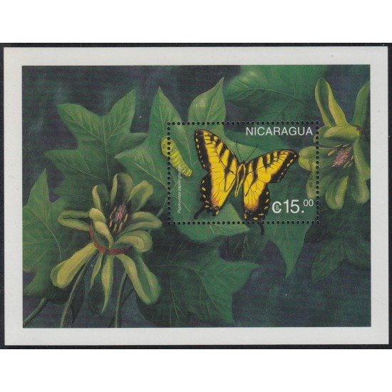 Nicaragua HB 280 1998 Fauna Mariposas Butterflies MNH Nicaragua HB 280 1998 Fauna Mariposas Butterflies MNH