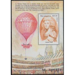 Nicaragua HB 284 1999 Señora Thible Globo Le Gustave MNH