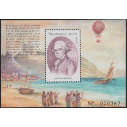 Nicaragua HB 284A 1999 Jean Pierre Blanchard Globo MNH