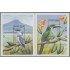 Nicaragua HB 291/92 2000 Fauna Pájaros Birds MNH