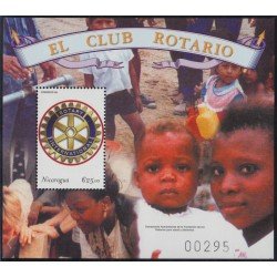 Nicaragua HB 298 2000 Rotary Club International Emblema MNH Nicaragua HB 298 2000 Rotary Club International Emblema MNH