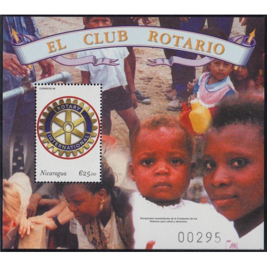 Nicaragua HB 298 2000 Rotary Club International Emblema MNH Nicaragua HB 298 2000 Rotary Club International Emblema MNH
