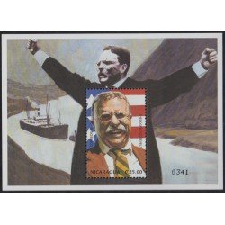 Nicaragua HB 302 2000 Líderes del siglo XX Theodore Roosevelt MNH Nicaragua HB 302 2000 Líderes del siglo XX Theodore Roosevelt MNH