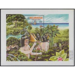 Nicaragua HB 311 2002 500º Aniversario del descubrimiento de Nicaragua Indígenas MNH Nicaragua HB 311 2002 500º Aniversario del descubrimiento de Nicaragua Indígenas MNH