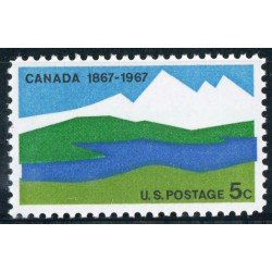 VAR2/S Estados Unidos  USA   Nº 827 Confederación canadiense , lujo