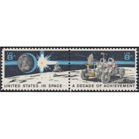 Estados Unidos 931/32 1971 10 Años de experiencia espacial MNH Estados Unidos 931/32 1971 10 Años de experiencia espacial MNH