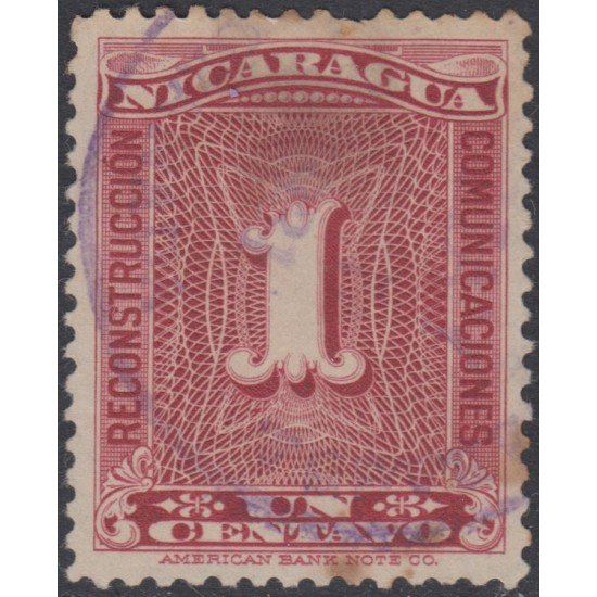 Nicaragua 551 1931 Reconstrucción Comunicaciones Usado Nicaragua 551 1931 Reconstrucción Comunicaciones Usado
