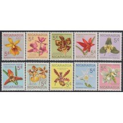 Nicaragua 859/68 1962 Orquídeas Flores Flowers MNH Nicaragua 859/68 1962 Orquídeas Flores Flowers MNH