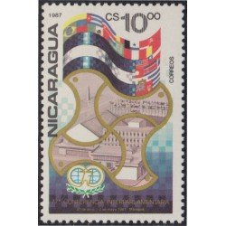 Nicaragua 1472 1987 77 Conferencia Interparlamentaria MNH