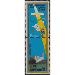 Nicaragua 1704/05 1993 11º Concilio Provincial de Nicaragua MNH