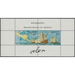 Nicaragua 1433/34 1986 500º Aniversario del descubrimiento de América por Cristó