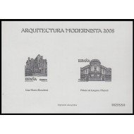 España Spain Prueba de lujo 98a 2008 Arquitectura Modernista 
