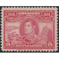 Uruguay 344 1928 Centenario de la conquista de Las Misiones MNH Uruguay 344 1928 Centenario de la conquista de Las Misiones MNH