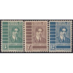 Uruguay 490/92 1935 25º Aniversario de la muerte del escritor Florencio Sánchez MNH Uruguay 490/92 1935 25º Aniversario de la muerte del escritor Florencio Sánchez MNH