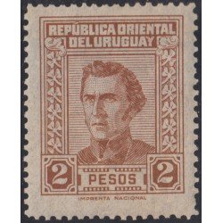 Uruguay 619 1953 Serie Antigua Tipo af Artigas MNH Uruguay 619 1953 Serie Antigua Tipo af Artigas MNH