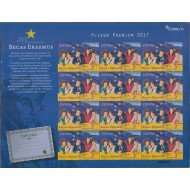 España Pliego Premium 54 2017 30º Aniversario Becas Erasmus MNH España Pliego Premium 54 2017 30º Aniversario Becas Erasmus MNH