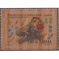 Andorra Española 463 2017 Caga Tió de Navidad MNH Andorra Española 463 2017 Caga Tió de Navidad MNH