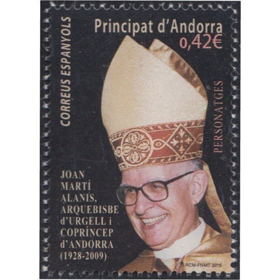 Andorra Española 435 2015 Joan Martí Alanis MNH Andorra Española 435 2015 Joan Martí Alanis MNH