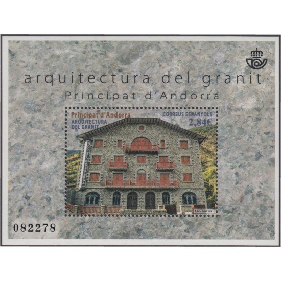 Andorra Española 436 2015 Arquitectura del Granito MNH