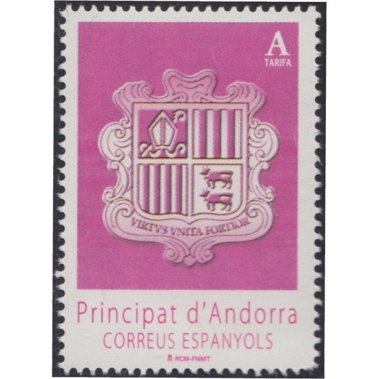 Andorra Española 439 2016 Escudo de Andorra MNH