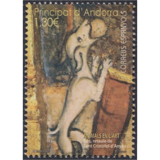 Andorra Española 440 2016 Animales en el Arte MNH Andorra Española 440 2016 Animales en el Arte MNH