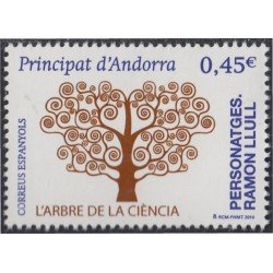 Andorra Española 446 2016 Ramón Llull Árbol Andorra Española 446 2016 Ramón Llull Árbol