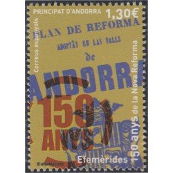 Andorra Española 447 2016 150 Años de la Nueva Reforma MNH Andorra Española 447 2016 150 Años de la Nueva Reforma MNH