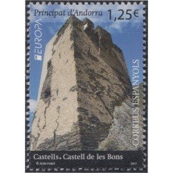Andorra Española 454 2017 Castillo de les Bons MNH Andorra Española 454 2017 Castillo de les Bons MNH