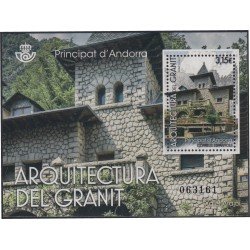 Andorra Española 461 2017 Arquitectura del granito MNH Andorra Española 461 2017 Arquitectura del granito MNH