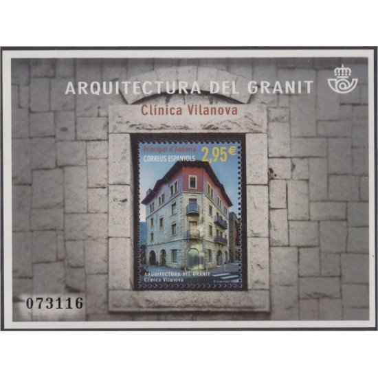 Andorra Española 448 2016 Arquitectura del Granito MNH
