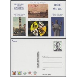 España Tarjetas del Correo y de Iniciativa Privada 122 2017 FESOFI