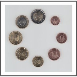 España 2018 Emisión monedas Sistema monetario euro € Tira España 2018 Emisión monedas Sistema monetario euro € Tira