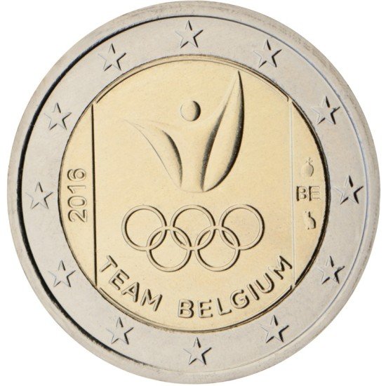 Bélgica 2016 2 € euros conmemorativos Olimpiada Rio de Janeiro Bélgica 2016 2 € euros conmemorativos Olimpiada Rio de Janeiro