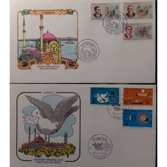 Coleccion Collection Tema Europa SPD Sobres Primer Día 1965 1966