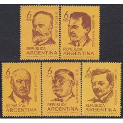 Argentina 840/44 1969 Científicos Argentinos MNH